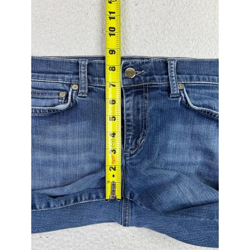 Joes Jeans Ankle Cigarette Slim Jeans Womens 30 Blue Mid Rise Stretch Denim